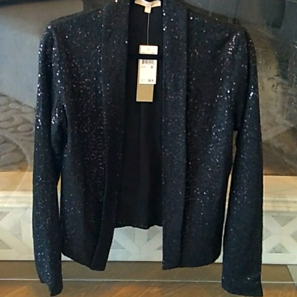 Joan Vass Sequin Blazer